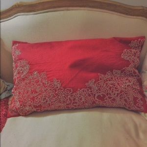 Beaded pillow